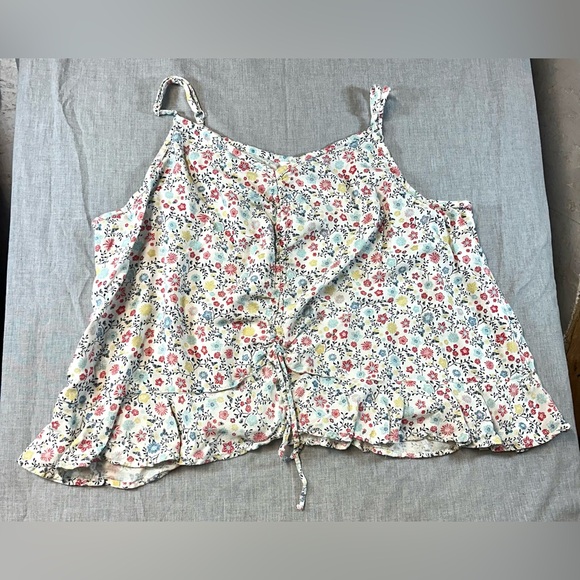 Sonoma Tops - Sonoma Floral Camisole with Adjustable Tie